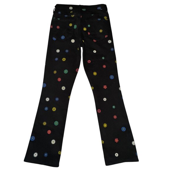 NWT MOTHER The Insider Flood Pick Me A Daisy Jeans Size 27 - Picture 4 of 13